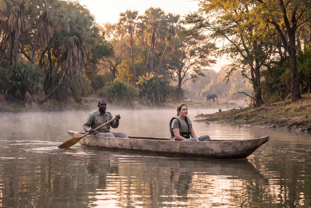 Central Malawi at water level